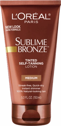 L’Oréal Paris SublimeBronze Sublime-Bronze-Tinted-Self-Tanning-Lotion-Medium-Natural-Tan