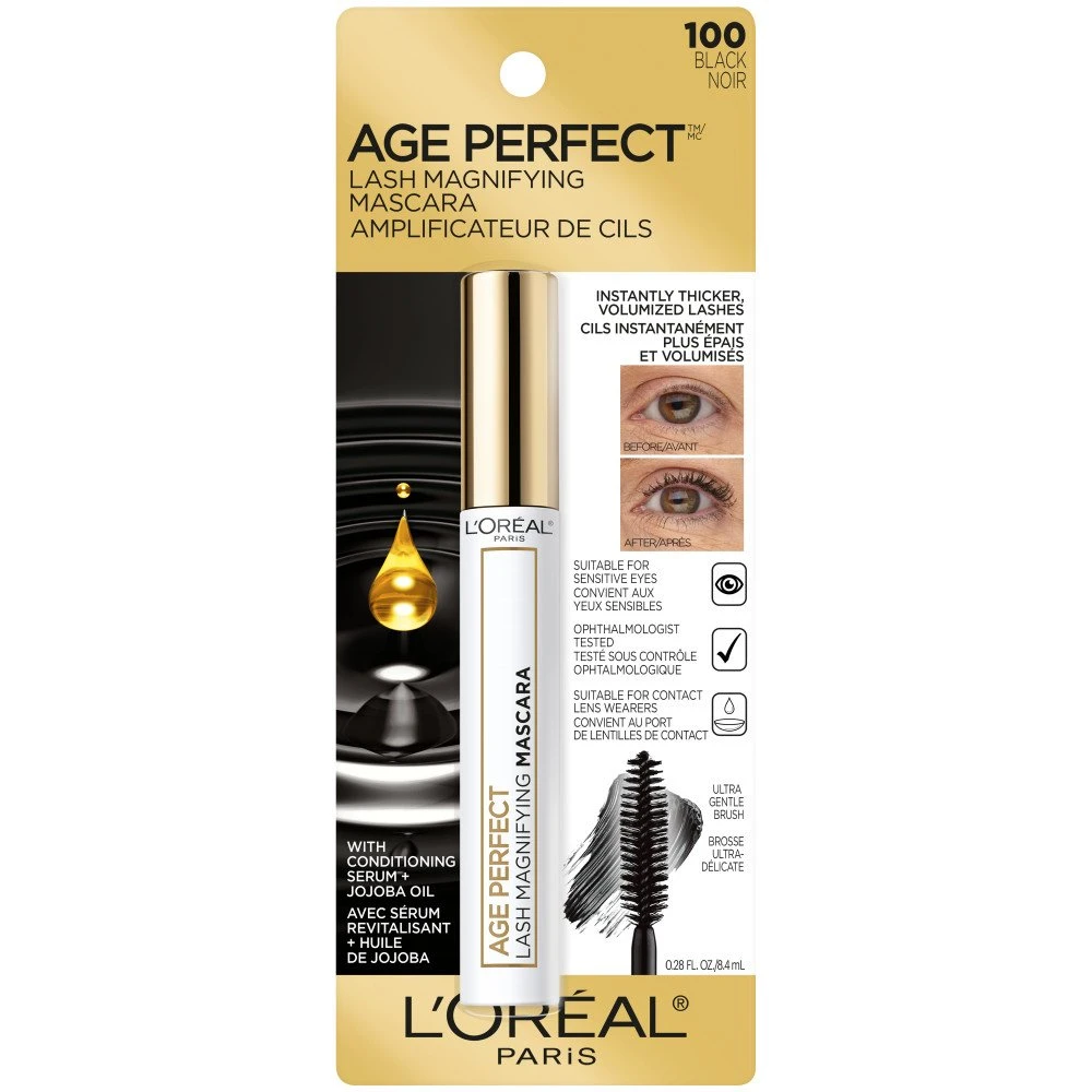 L’Oréal Paris Age-Perfect-Makeup Age-Perfect-Makeup-Lash-Magnifying-Mascara-with-Conditioning-Serum 4 L’Oréal Paris Age-Perfect-Makeup Age-Perfect-Makeup-Lash-Magnifying-Mascara-with-Conditioning-Serum - Image 2