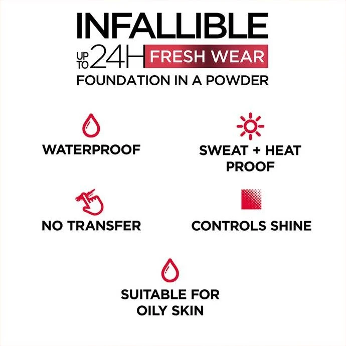 L’Oréal Paris Infallible Infallible-up-to-24h-fresh-wear-in-a-powder-matte-finish 4 L’Oréal Paris Infallible Infallible-up-to-24h-fresh-wear-in-a-powder-matte-finish - Image 2