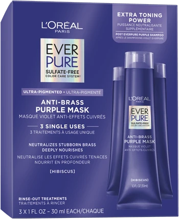 L’Oréal Paris Everpure Everpure-sulfate-free-anti-brass-purple-mask-treatment 4 L’Oréal Paris Everpure Everpure-sulfate-free-anti-brass-purple-mask-treatment - Image 2