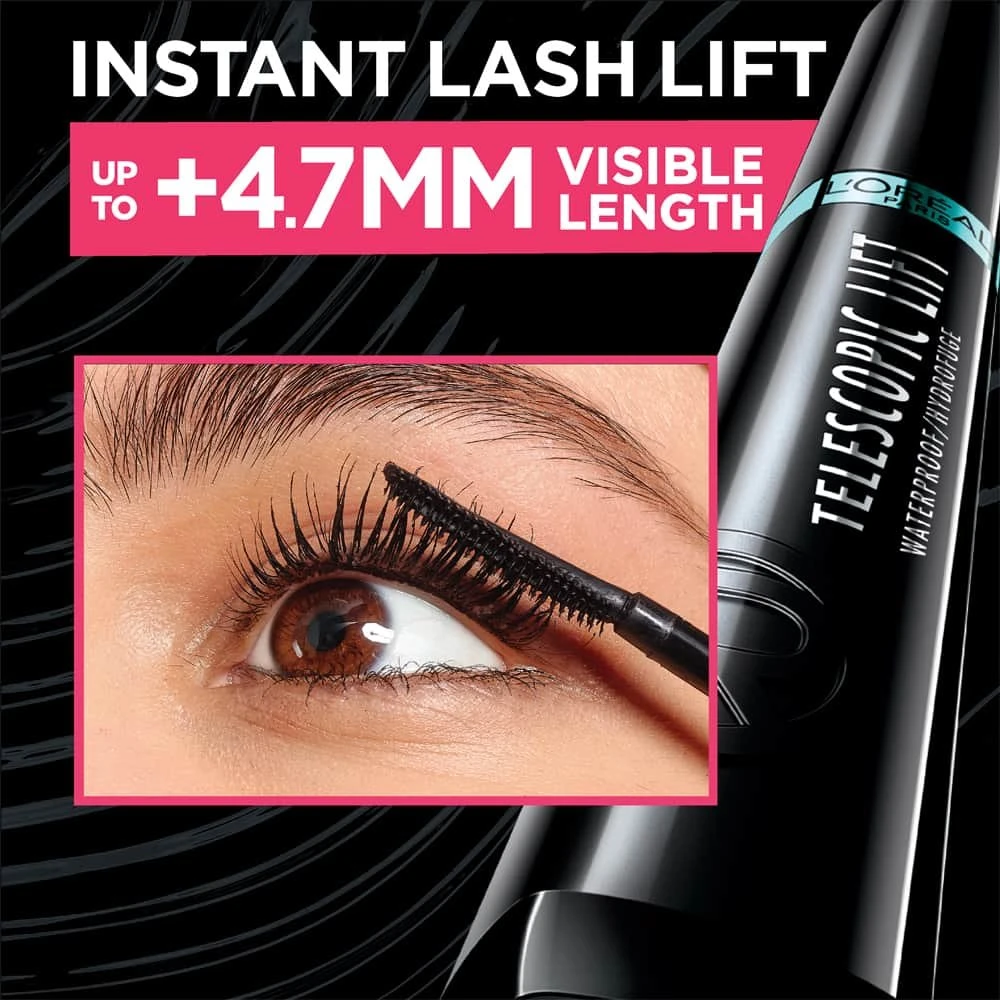 L’Oréal Paris Telescopic Telescopic-Lift-Washable-Makeup-Mascara-Waterproof 4 L’Oréal Paris Telescopic Telescopic-Lift-Washable-Makeup-Mascara-Waterproof - Image 2