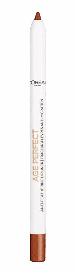 L’Oréal Paris Age-Perfect-Makeup Age-Perfect-Makeup-Anti-Feathering-Lip-Liner-Smooth-Application -Loreal Cares Store anti feathering lip liner bright mocha 10 071249412756