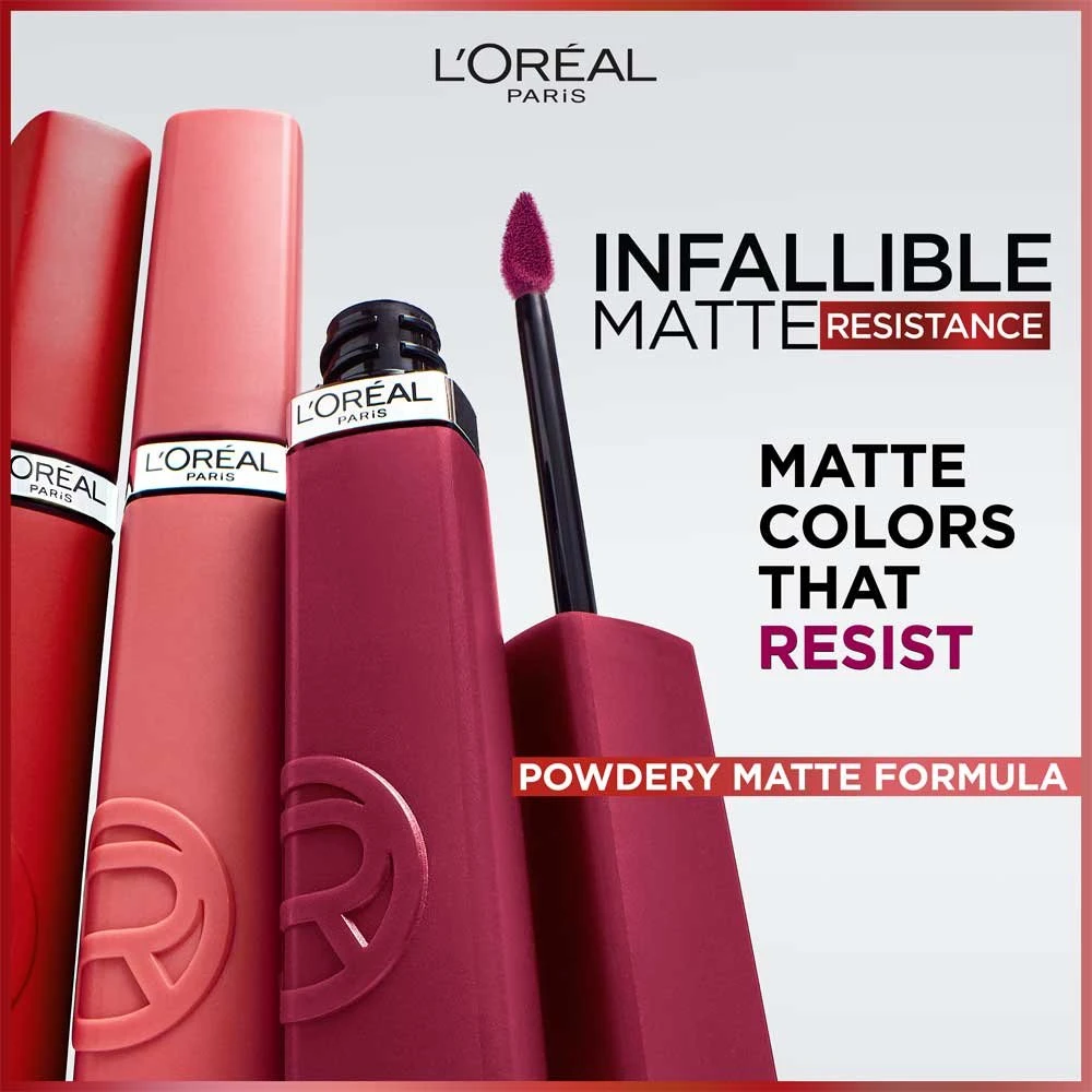 L’Oréal Paris Infallible Infallible-matte-resistance-liquid-lipstick 7 L’Oréal Paris Infallible Infallible-matte-resistance-liquid-lipstick - Image 5