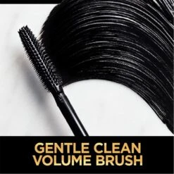 L’Oréal Paris Voluminous Voluminous-Noir-Balm-Washable-Mascara -Loreal Cares Store loreal cosmetics eye voluminous balm noir dark swatch